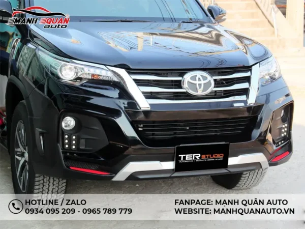 Body Kit Toyota Fortuner 2016 - 2019 Mẫu Vazooma-X