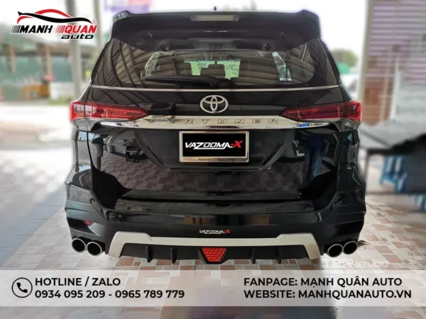 Body Kit Toyota Fortuner 2016 - 2019 Mẫu Vazooma-X