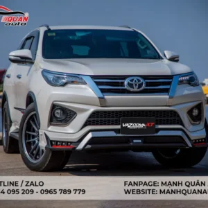 Body Kit Toyota Fortuner 2016 - 2019 Mẫu Vazooma-XT