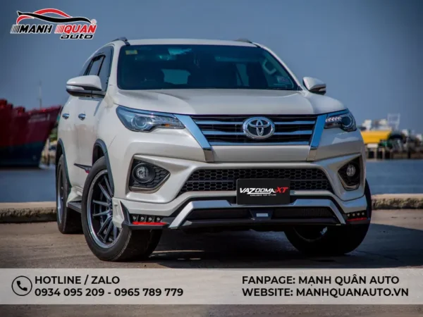 Body Kit Toyota Fortuner 2016 - 2019 Mẫu Vazooma-XT