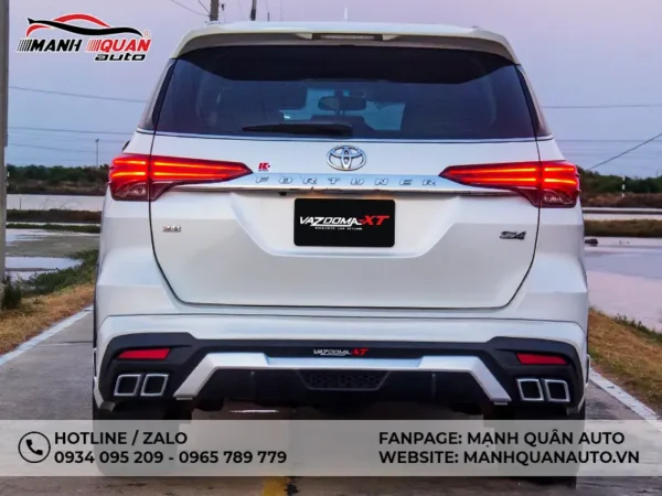 Body Kit Toyota Fortuner 2016 - 2019 Mẫu Vazooma-XT