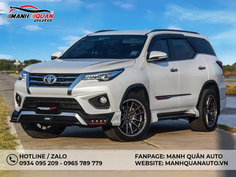 Body Kit Toyota Fortuner 2016 - 2019 Mẫu Vazooma-XT