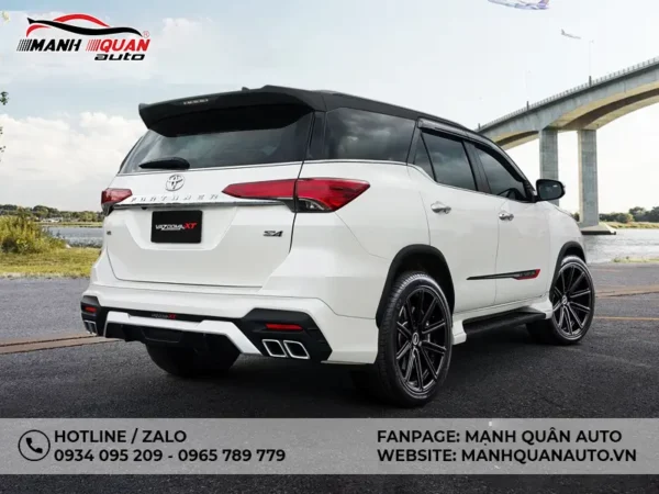 Body Kit Toyota Fortuner 2016 - 2019 Mẫu Vazooma-XT