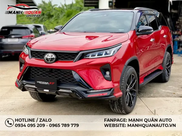 Body Kit Toyota Fortuner 2020 Mẫu Vazooma-XT