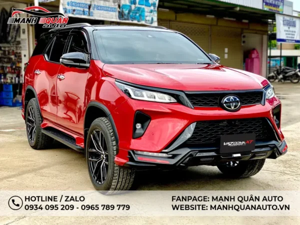 Body Kit Toyota Fortuner 2020 Mẫu Vazooma-XT