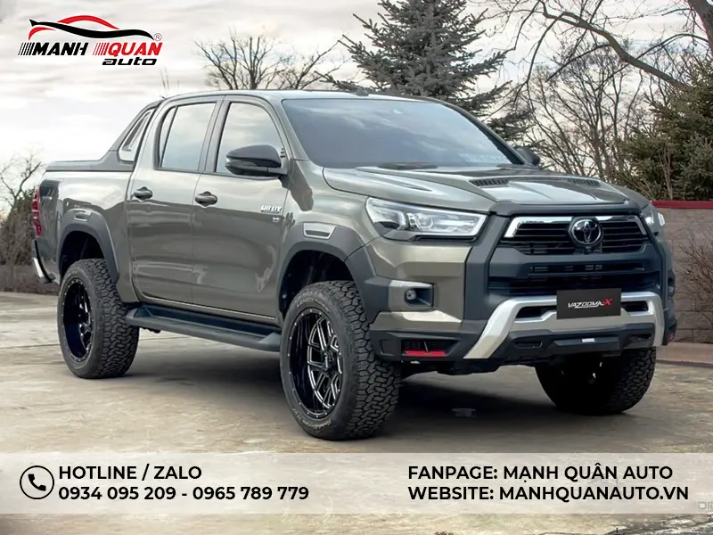 Body Kit Toyota Hilux 2022 Mẫu Vazooma-X