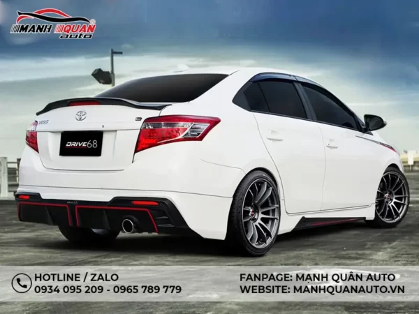 Body Kit Toyota Vios Sedan 2015 Mẫu Drive 68 Series