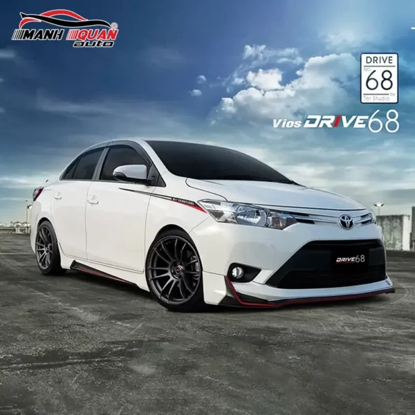 Body Kit Toyota Vios Sedan 2015 Mẫu Drive 68 Series