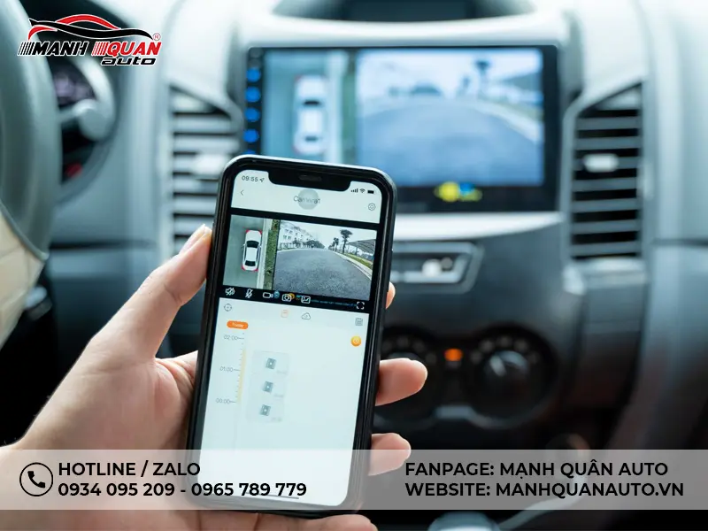 Tính năng giám sát online qua điện thoại cho phép người dùng kiểm tra tình trạng xe ở bất cứ đâu, bất cứ lúc nào.