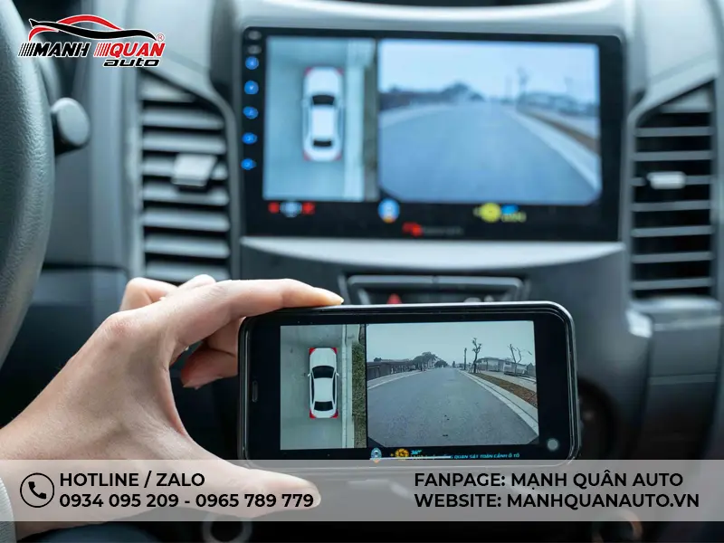 Nên lựa chọn camera 360 độ đa dạng tính năng hỗ trợ lái xe an toàn.