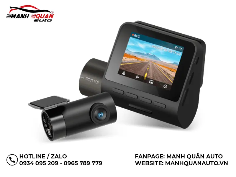 Lắp camera hành trình 70mai A200 chính hãng, giá rẻ tại Mạnh Quân Auto.