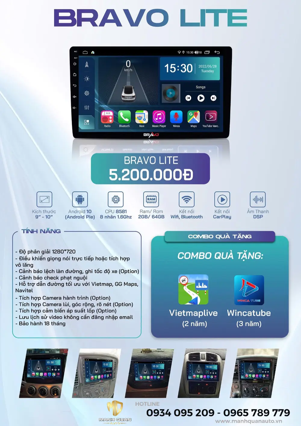 Màn Hình Bravo Lite Bảng giá màn hình Bravo Lite