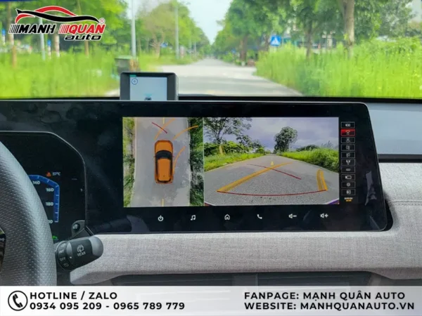Camera 360 độ cho Mitsubishi Xforce đánh lái theo vô lăng