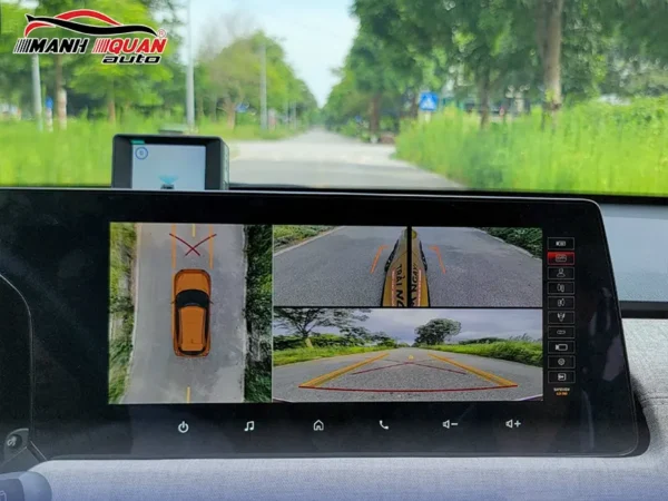 Lắp camera 360 độ cho Xforce giúp xóa tan các góc khuất điểm mù quanh xe