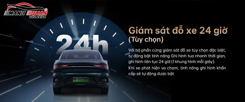 Giám sát đỗ xe 24 giờ, yên tâm hơn khi đậu đỗ ngoài đường