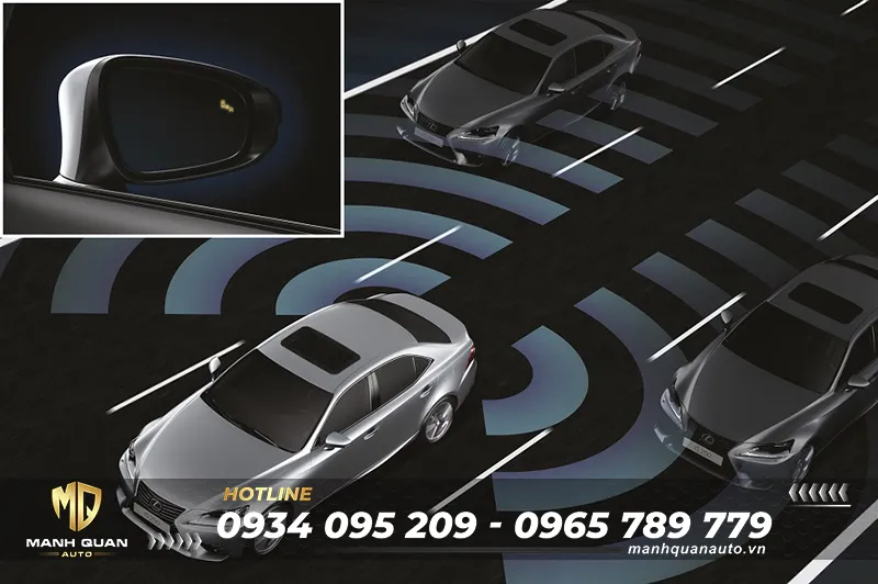 Cảnh báo điểm mù BSM-77(M) cho ô tô