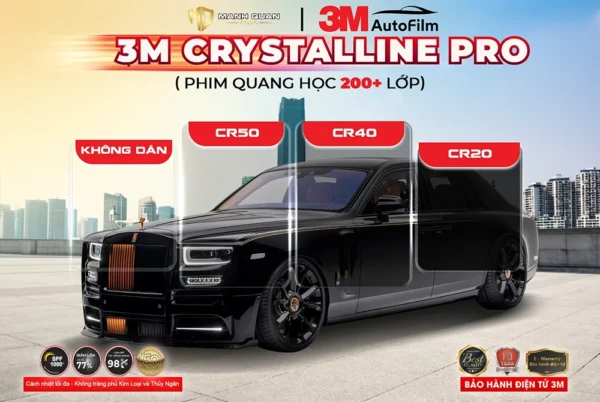 Phim cách nhiệt 3M gói Crystalline Pro