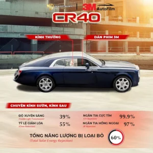 Phim cách nhiệt 3M Crystalline CR40