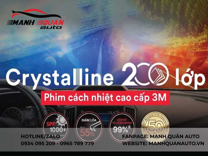 Phim cách nhiệt 3M Crystalline