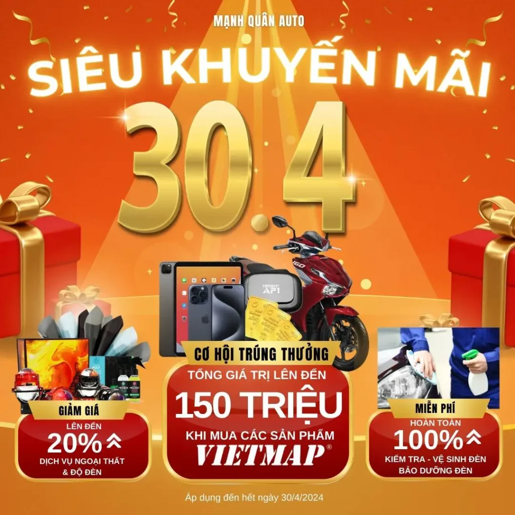 Siêu Khuyến Mãi 30.4 Mạnh Quân Auto