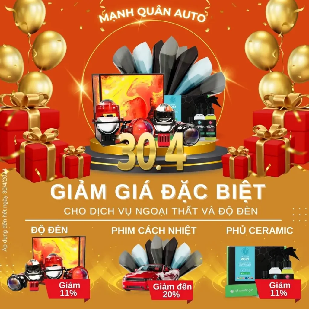 Siêu Khuyến Mãi 30.4 Mạnh Quân Auto