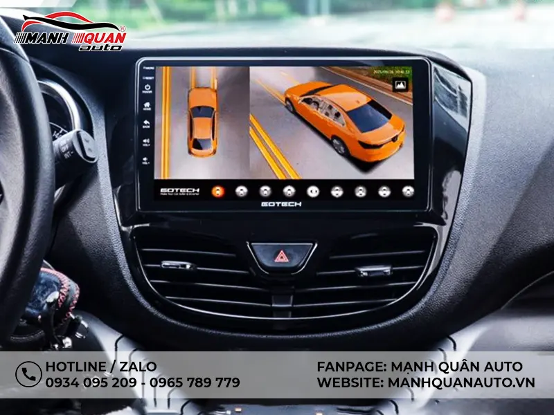 Quan sát toàn cảnh xung quanh xe với camera 360 cho Hyundai Creta