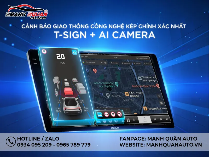 Công nghệ kép T-SIGN & AI Camera mang đến trải nghiệm lái xe thông minh hơn.