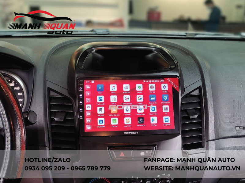 Màn hình android cho Ford Ranger