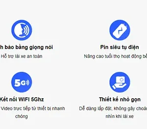 Tính năng nổi bật của camera hành trình Vietmap TS-5K