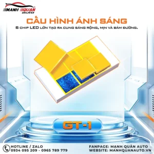 Henvvei GT-1 sử dụng 6 chip led Osram