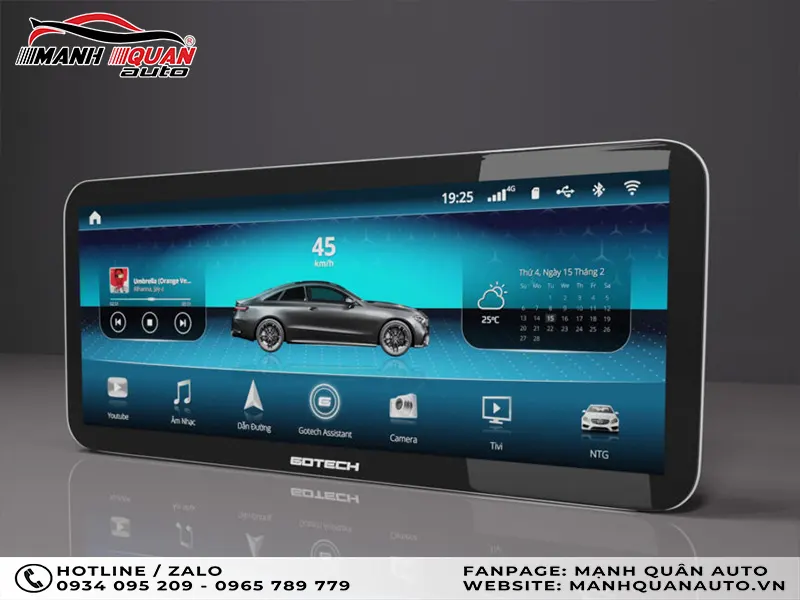 Màn hình android Gotech GT-Mercedes