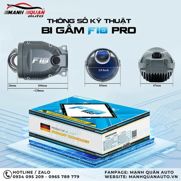 X-light F10 Pro 2024 mang đến một diện mạo mới