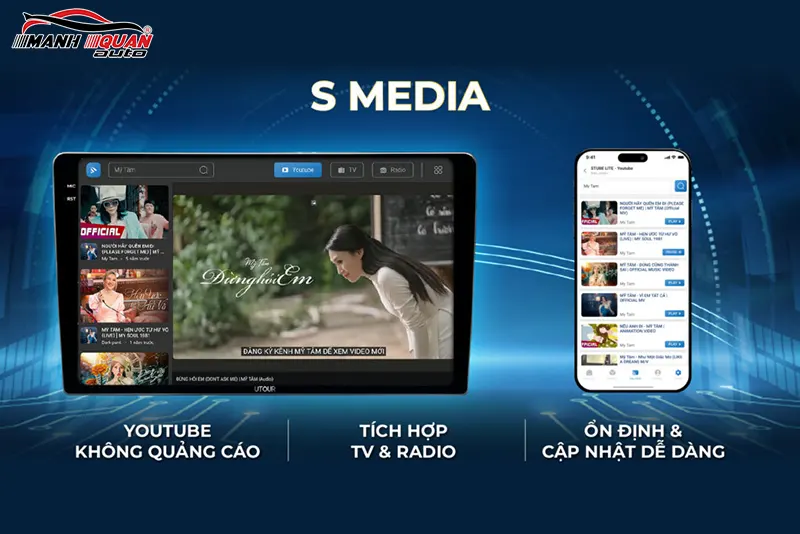 S Media được phát triển dành riêng cho sản phẩm của TMAS