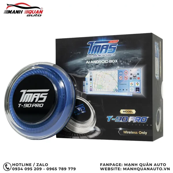 Android AI box TMAS T90 Pro cho BMW