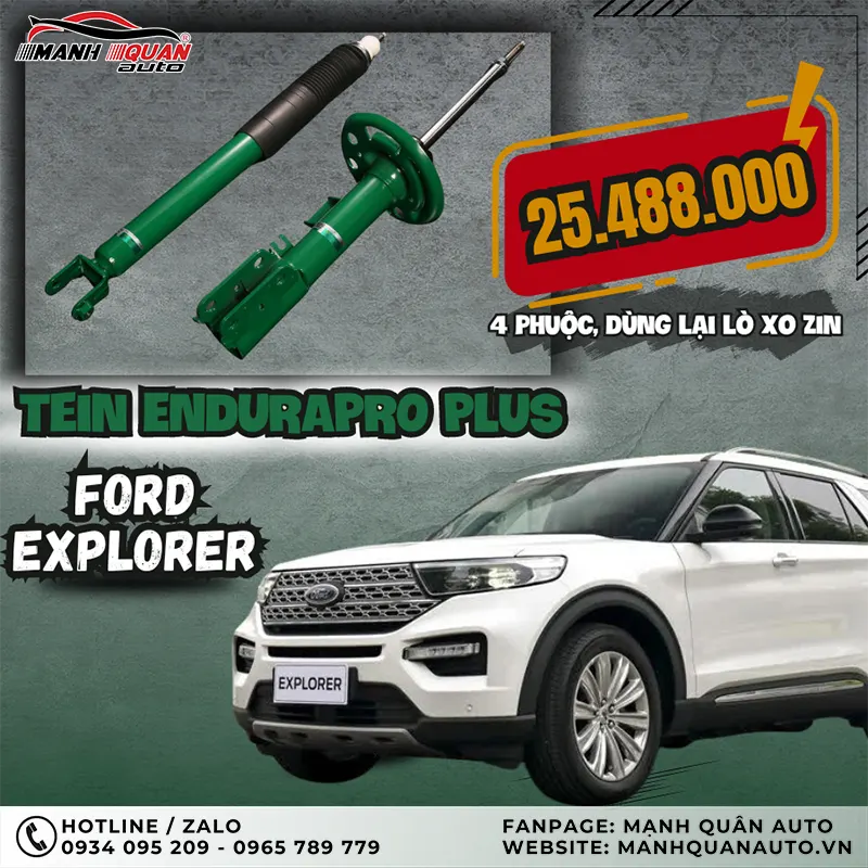 Bảng giá phuộc nhún Tein cho Ford Explorer