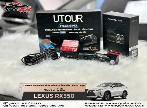 Camera hành hình Utour C2L lắp cho xe Lexus