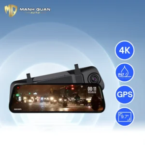 Gương điện tử azcam G1 4K ghi hình trước và sau