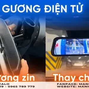 Azcam G1 4K sử dụng chân gương theo xe, phù hợp với mọi dòng xe