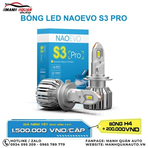 Giá bán bóng Led Naoevo S3 Pro