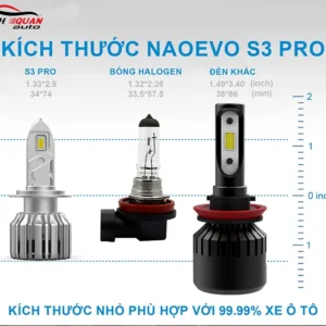 Kích thước Naoevo S3 Pro