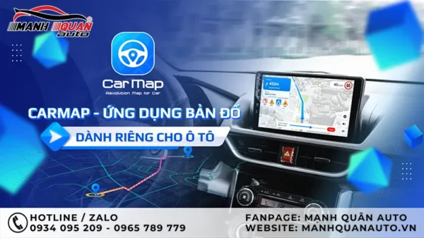 Phần mềm bản đồ dẫn đường thông minh CarMap được nghiên cứu 5 năm