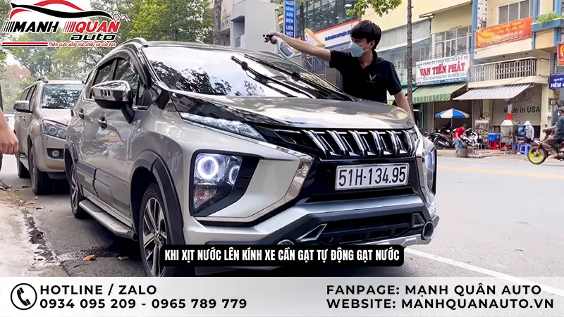 Test tính năng thực tế Auto Rain Mitsubishi Xpander