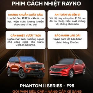 Những lý do vì sao nên chọn phim cách nhiệt Rayno Phantom II