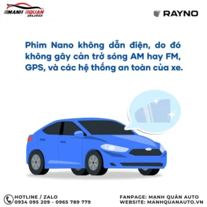 Phim cách nhiệt Rayno Phantom II giúp bạn kết nối với với sóng điện từ thuận lợi