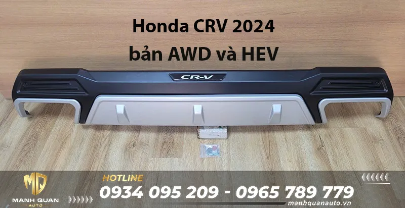 Độ lippo sau Honda CRV 2024 bản AWD/ Hybrid