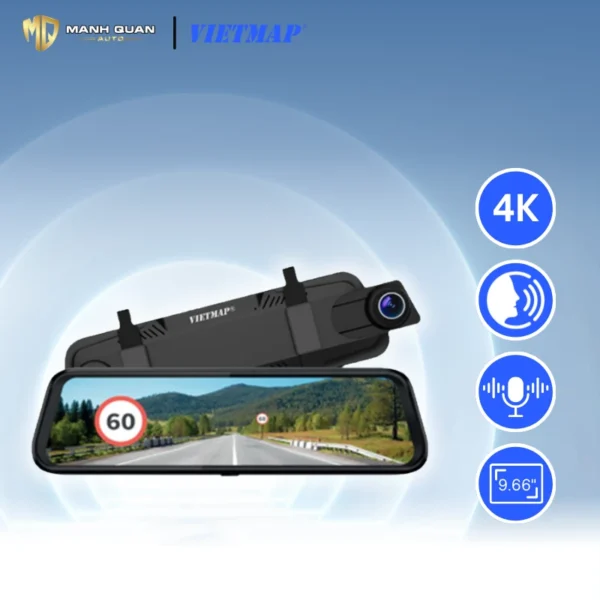 Camera hành trình gương Vietmap R440