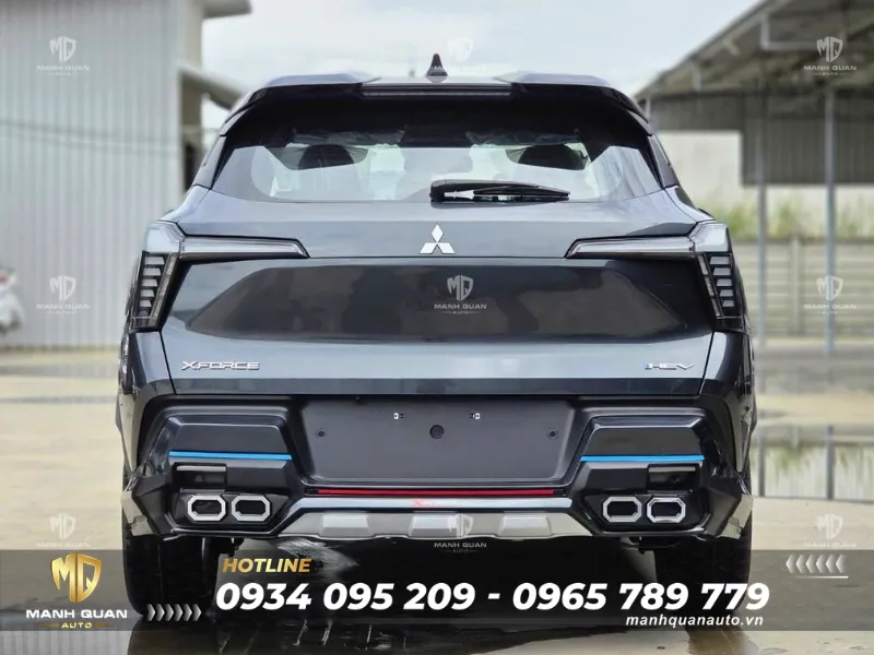 Ốp cản sau body kit Mitsubishi Xforce Rider V2
