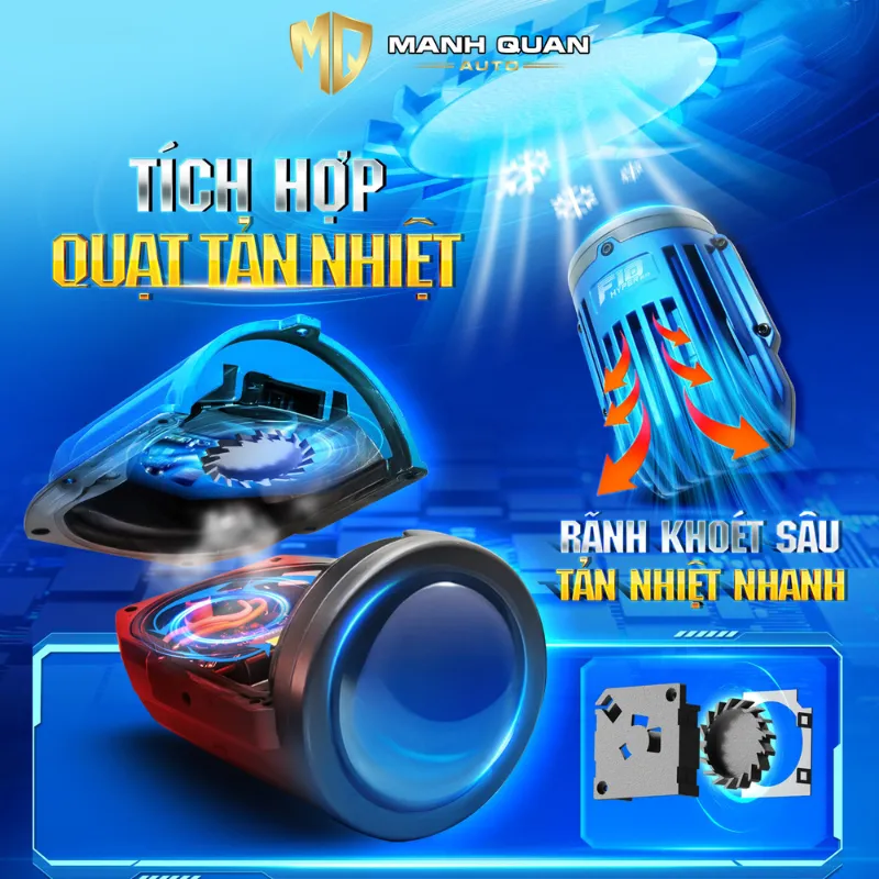 Bi gầm X-light F10 Hyper 2.0