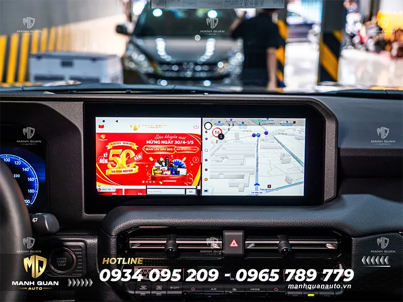 Android box cho Land Cruiser Prado 2024-2025