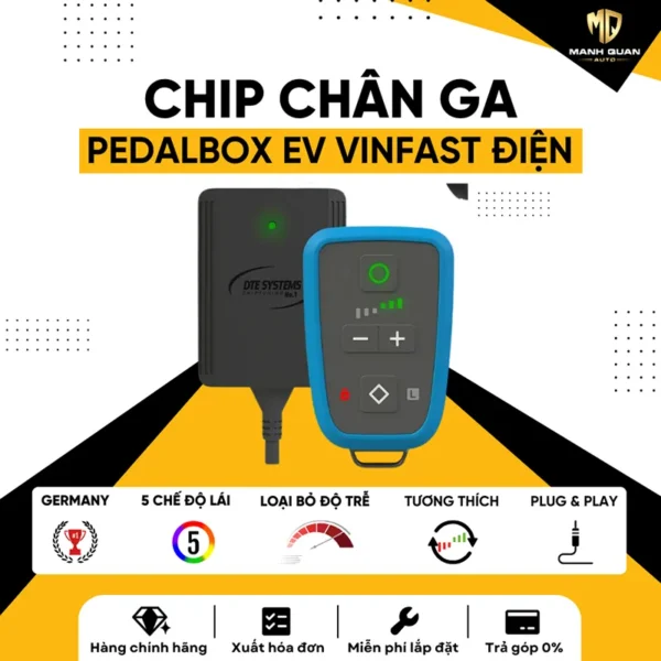 Chip chân ga Pedalbox cho Vinfast VF3, VF5, VF6, VF7, VF8, VF9